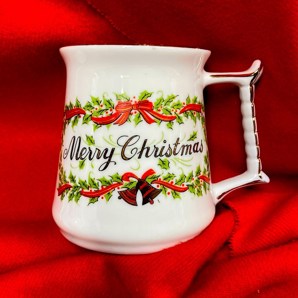 Festive Vintage Christmas Mug
